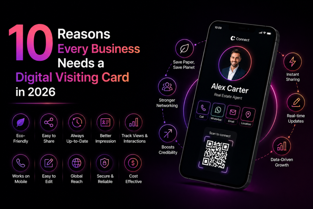 10 Reasons Every Business Needs a Digital Visiting Card in 2026